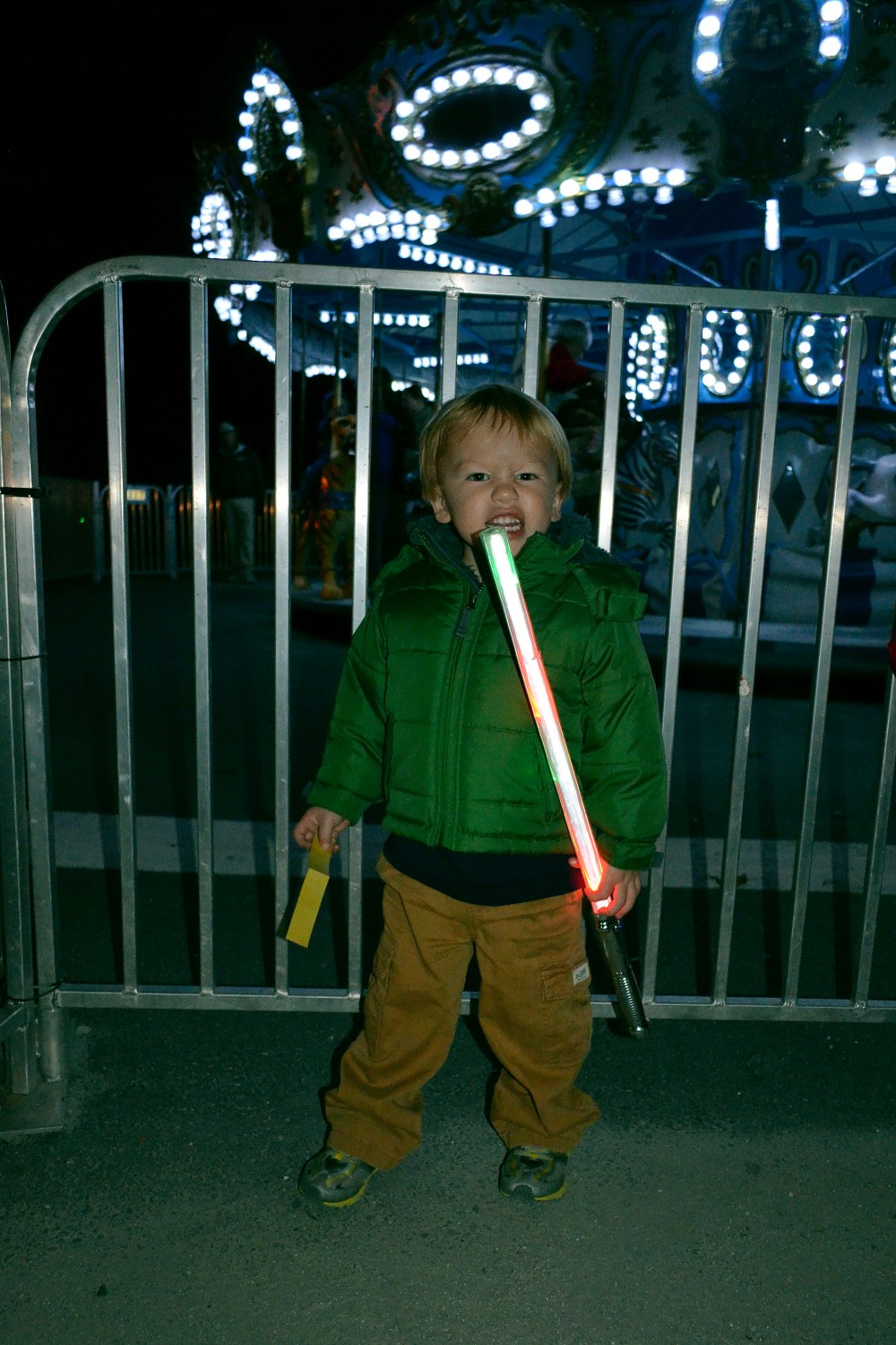 Ticket?  CHECK  Sword?  CHECK  Game face?  CHECK