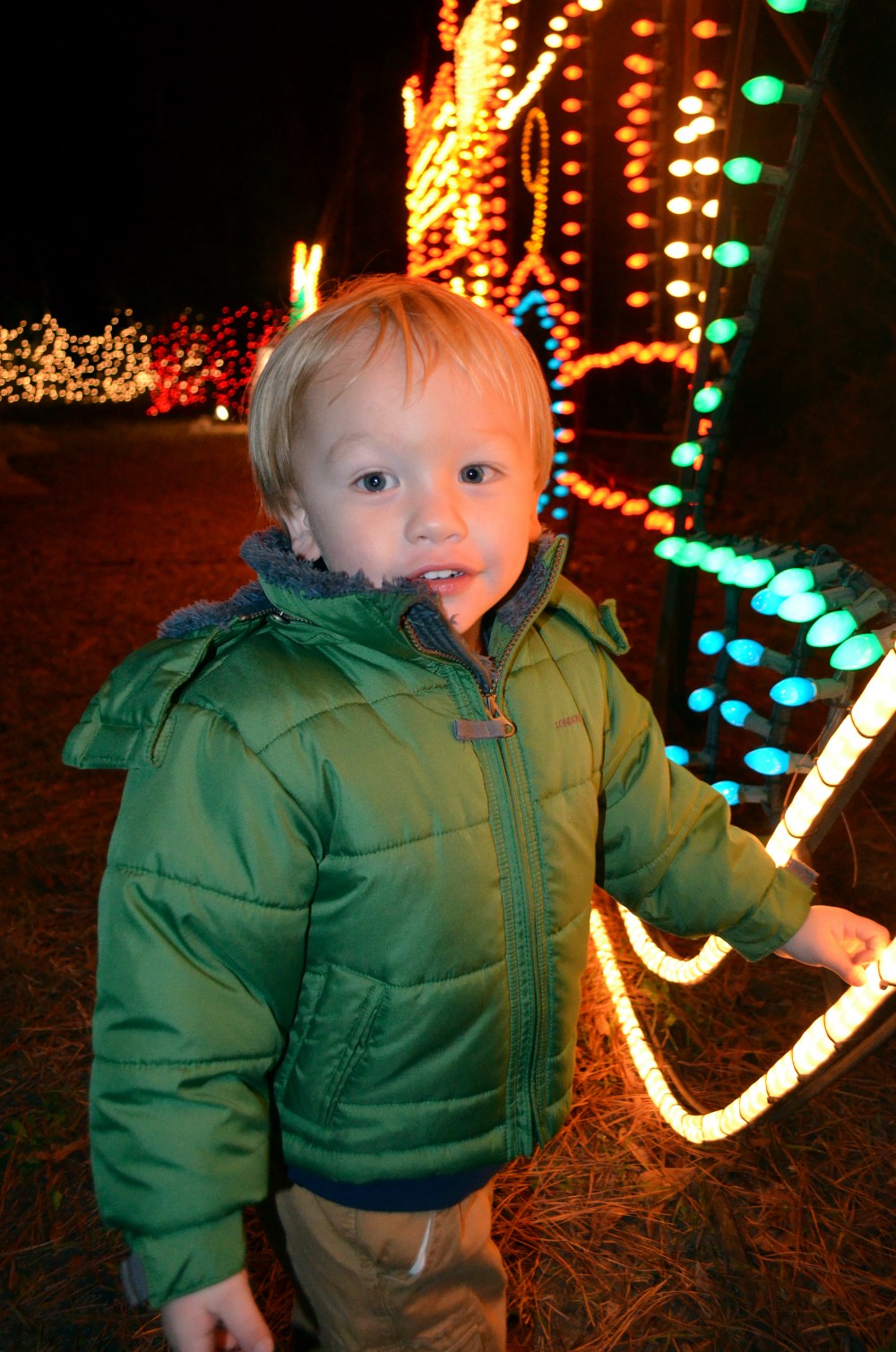 The lights were fascinating!