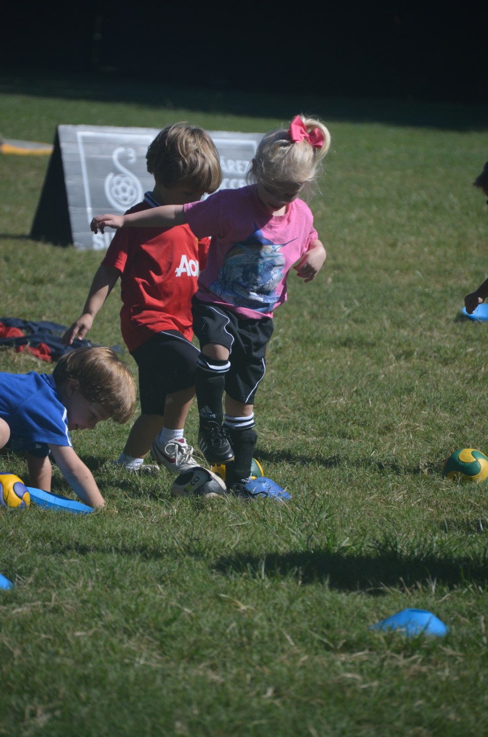 Heading for the goal!