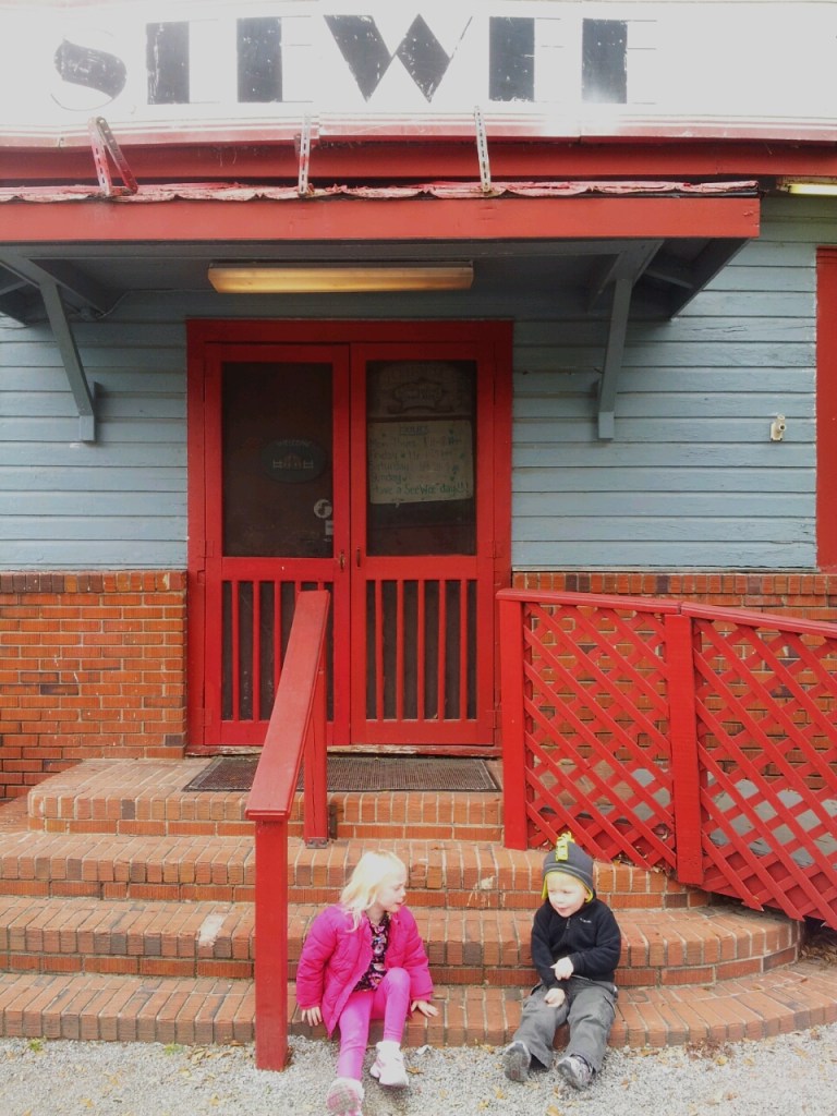 Hot mess of fried seafood and hot mess of kids