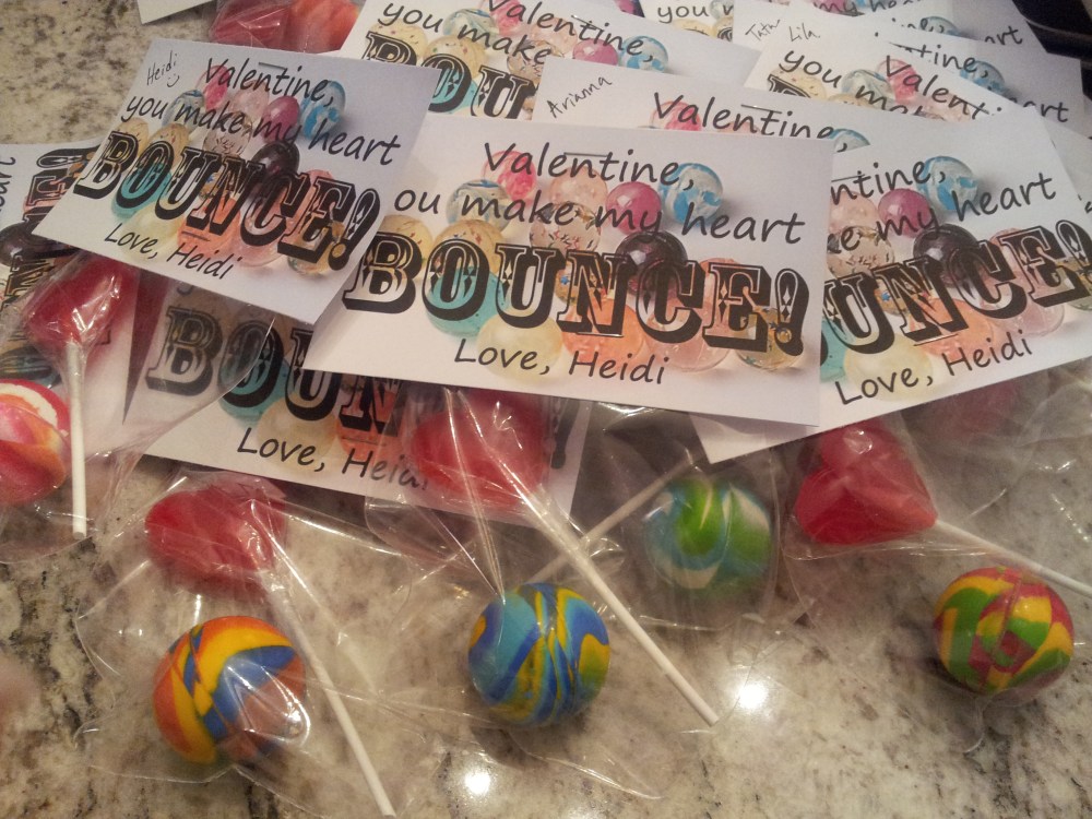 Heidi's Valentines for her classmates