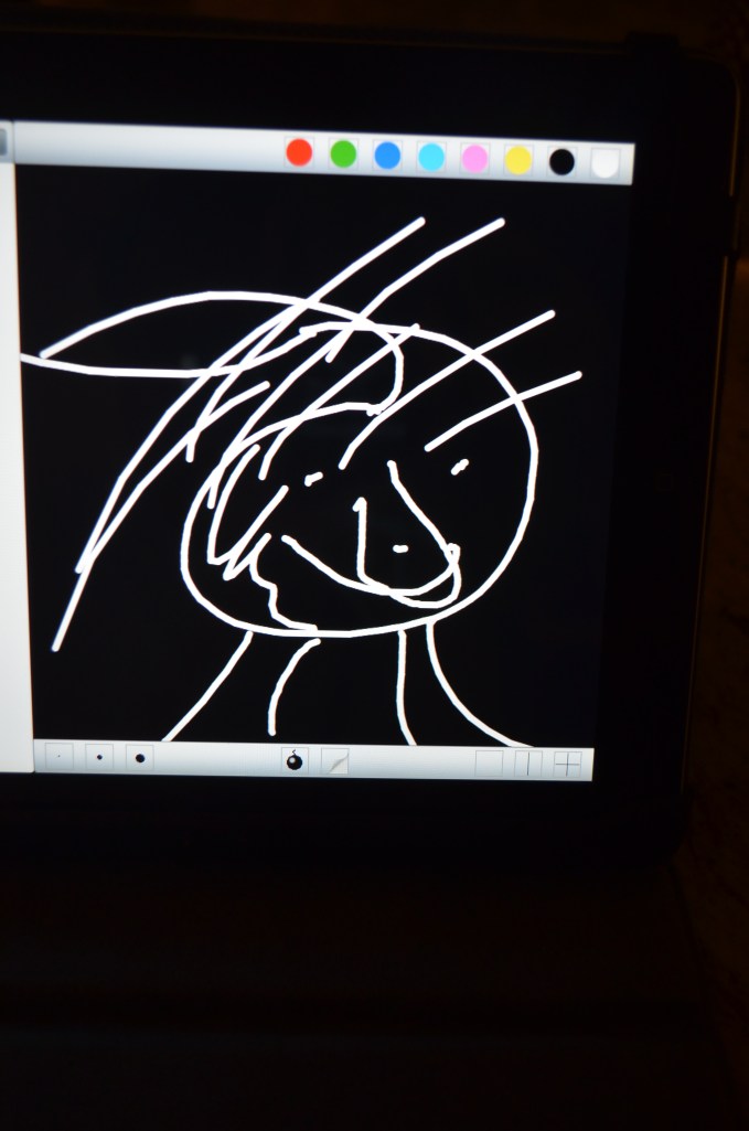 Heidi's ipad self portrait