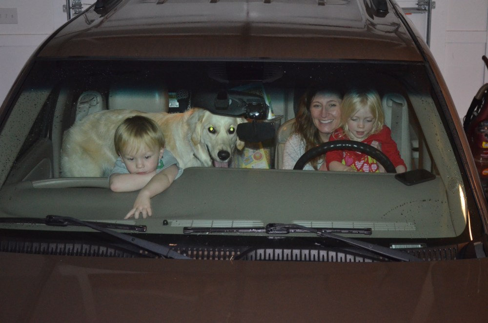 Entertainment of sick kids.  I'm getting creative!