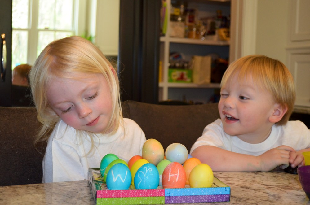 Easter eggs decorated:  outtake 1 of 5