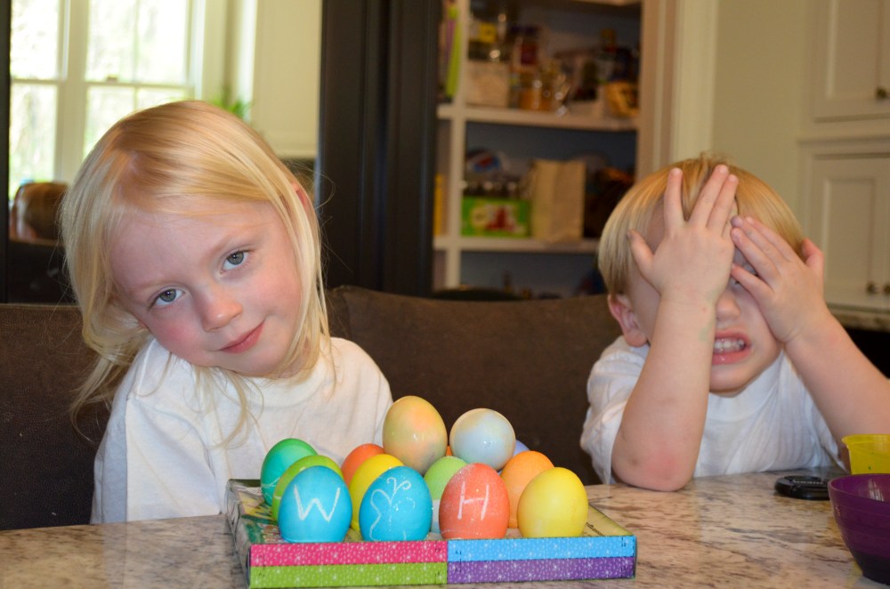 Easter eggs decorated:  outtake 2 of 5