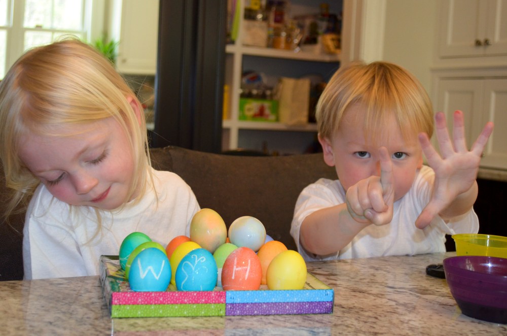 Easter eggs decorated: outtake 3 of 5